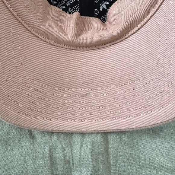 Adidas Mini Logo Relaxed Hat Womens Tan Nude Pink‎ - Picture 7 of 8